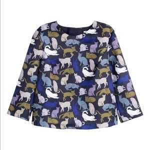3/4 Sleeve Cat Blouse